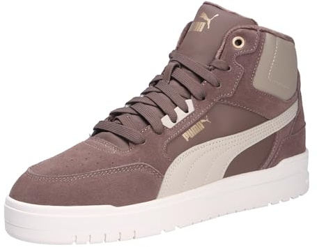 PUMA Unisex Shuffle Downtown Mid WTR Sneaker, Flache Bronze Desert Dust Gold, 38 EU