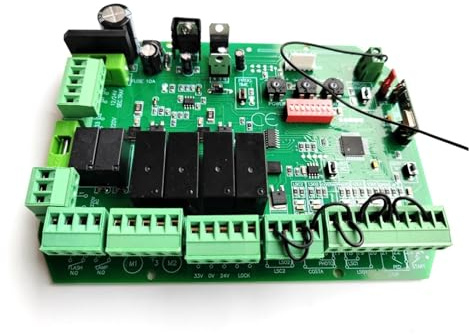 YVAAASIYC Scheda Madre del Circuito di Controllo del Motore dell'apricancello a Battente Solo for Uso Motore a 24 V CC(1 Remote Control Kit)