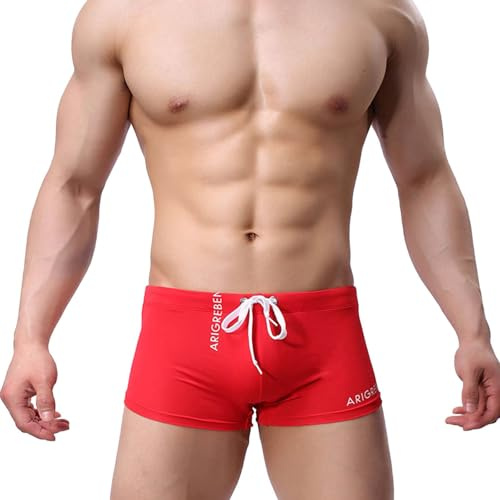 Maillots De Bain Homme Short Jammer Grande Taille Maillot Piscine Natation Slip Caleçon Sport String Court Sexy Boxer Bermuda Plage