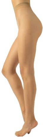 CALZITALY COLLANT POUR L’ETE | COLLANT VOILE AVEC FIL PRECIEUX | 8 DEN | SUNKISS, NATURAL TAN | MADE IN ITALY (4-L, sunkiss)