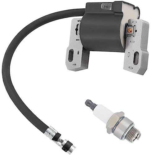 ZAMDOE tändspolemodul för Briggs & Stratton 590454 591932 802574 | Tune-Up Magneto-kit för 099XXX 104772 110602 110682 111602 11A602 JS1150-serien gräsklippare jordmotorer med tändstift