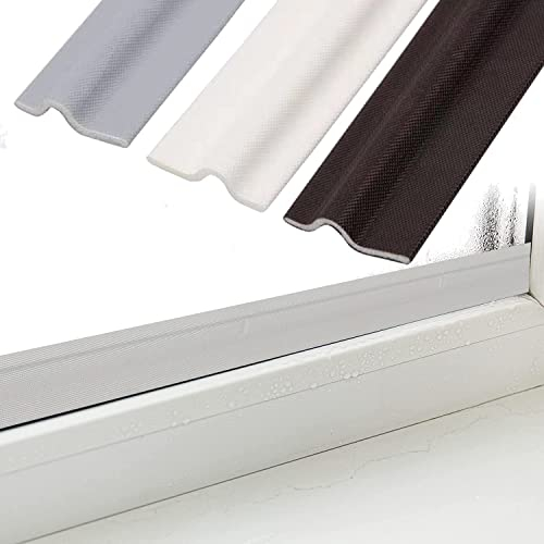 Abdichtung Fenster Zugluft, Türdichtung Selbstklebend, Abdichtband Fenster Abdichten, Schallschutz-Dichtungsstreifen, Fenster Zugluftstopper Schaumband (weiß, 20M)