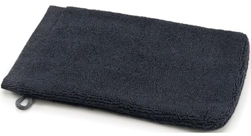 Bassetti New Shades 9328130 - Guanto da bagno in 100% cotone, colore antracite G2, dimensioni: 16 x 12 cm