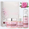 ANAiRUi - Masque d'argile à la rose au squalane - Huile de visage à la rose à la vitamine C - Nettoyant moussant à l'eau de rose, kit de soins du visage pour l'hydratation