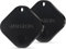 AMOROM Smart Air Tag Tracker 2 Pack Bluetooth Localizador (Versión 2025) Compatible con Dispositivos iOS/Android, Localizador de Teléfono, Encuentra Cerca, Sonido Potente, Para Laves/Billetera/Mochila