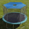 Trampolin Zelt Abdeckung, Trampolin Sonnenschutz 6 Stangen,Trampolin Sonnenschutz Abdeckung Ø 244cm,Wasserdicht Oxford Trampolin Überdachung, Anti-UV Trampolin Sonnenschutz Abdeckung für Spielplätze