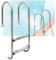 2-stufige Poolleiter, eingelassene Edelstahlstufen, mit Handlauf, einfache Montage for Open-Air-Badewasserpark(2-steps1.2mm)