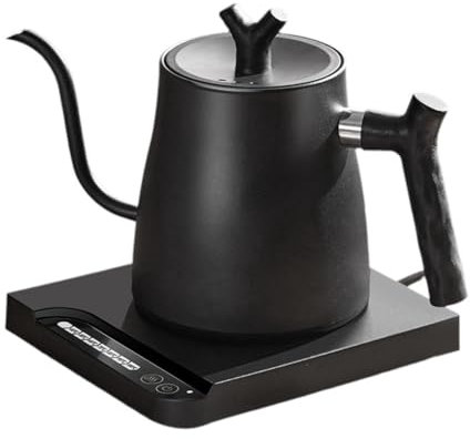 Kdouehg Olla de Agua de Calentamiento Rápido de 1000 Ml Hervidor de Agua Eléctrico de Acero Inoxidable 304 y Hervidor de Café Apagado Automático A Enchufe de la UE