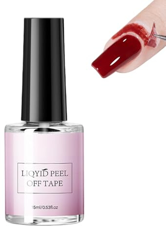 Capa base despegable – 15 ml, base de uñas de secado rápido y fácil de quitar, gel despegable para manicura, salón, uso doméstico, boda, carnaval y uso diario