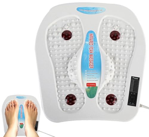 Fotmassageapparat, Fotmassageapparat - Fotmassagemaskin med värme - Avkopplande fotmassageapparat med värme, elektrisk fotmassagermaskin, inbyggd värmefunktion