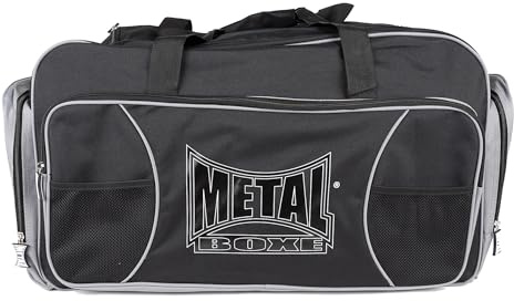 METAL BOXE Sac de Sport Noir/Gris