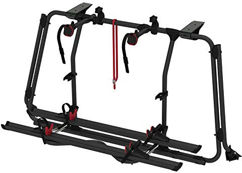 Fiamma Fahrradträger Carry Bike Pro Black VW T5 | Heckklappe | 60Kg Traglast