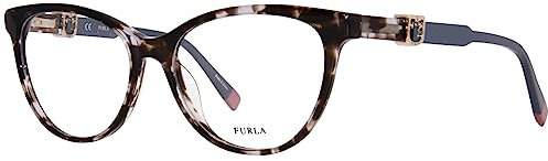 Brille Furla VFU 353 Graue Schildkröte 0721, GRAU, 54/16/135