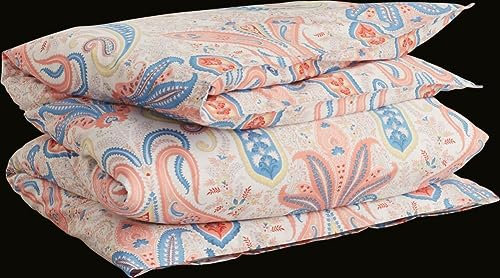 GANT Key West Paisley Bettdeckenbezug einzeln Farbe Guava Orange Größe 155x220