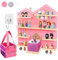 Givilio Grande étagère Tonie – Présentez et rangez tous les personnages et accessoires Tonie, support mural magnétique (rose)