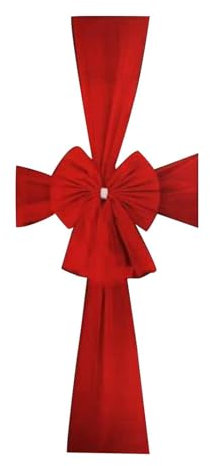 Milageto Decorazione per Porta d'ingresso Fiocco per mobiletto di Natale per Forniture per Feste Cucina confezionamento