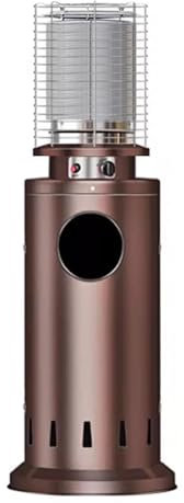 Chauffage Gaz Exterieur avec Roues, Chauffage Exterieur Terrasse Chaleur 10000W/13000W, Poêle en Acier Inoxydable, pour Les Cafés Restaurants Cours Fermes(S)