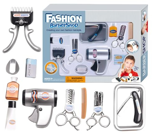 Ensemble de Coiffeur pour | Kit de Rasage pour | Kit de Rasage pour | Set de Coiffure, Ensemble de Coiffure de Jouet, Ensemble de Palmes