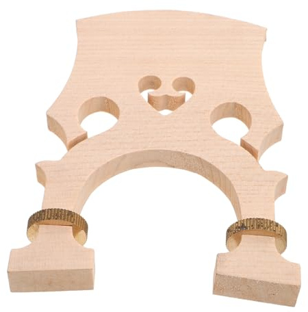Hoement Violonchelo Puente De Arce Ajustable Instrumentos Música Puente De Madera De Arce Para Violonchelo Accesorio Para Practicar Casa
