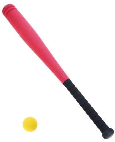 Xanorrg Mazza da Baseball in Schiuma per Bambini E Peluche Leggero Giocattolo Allenamento Bastone Softball Baseball E Palline in Schiuma