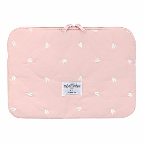 Starnearby Housse Tablette 9-11 Pouces avec Broderie Coeur