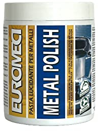 Euromeci Metal Polish, Pasta lucidante per Metalli, 500 ml