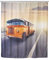 WENKO 21584100 Anti-Schimmel Duschvorhang Vintage Bus, waschbar, Kunststoff - Polyester, Mehrfarbig