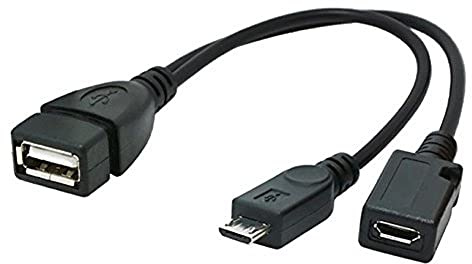 microUSB otg with power supply