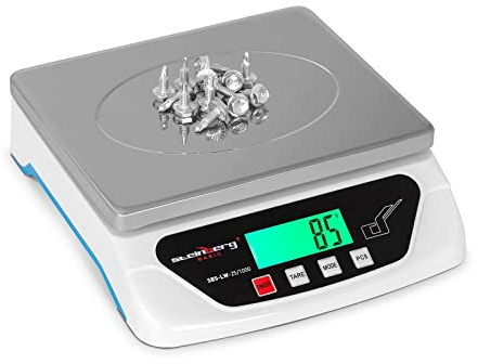 Steinberg Systems SBS-LW-25/1000 Briefwaage 25 kg / 1 g Paketwaage Digitalwaage 21,7 x 17,7 cm