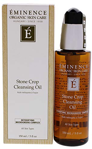 Eminence Organic Skincare Stone Crop Cleansing Oil, Multi, Unscented, 5 Fl Oz