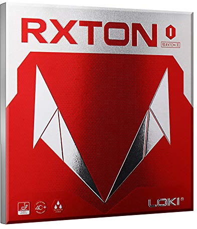 Loki Table Tennis RXTON I (REd) - ITTF Approved - 1 Set of 1 Table Tennis Rubber