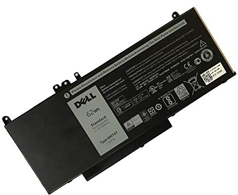 SANISI DELL 6MT4T 7.6V 62Wh 4-Cell Standard Rechargeable Extended Life Original Battery for DELL Latitude E5270,E5470,E5570,Precision 3510 Series Laptop,Alternant Part Number:NGGX5,6MT4T,WJ5R2