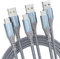 ANMIEL USB C kabel [1M+1M+2M] 3.1A Schnellladekabel,Nylon USB A auf Typ C Ladekabel Kompatibel mit Samsung Galaxy A10e A20 A50 A51 A71,S20 S10 S9 S8 Plus S10E, Note 20 10 9 8,Moto G7 G8
