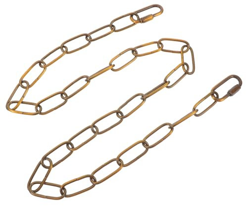 Amosfun Cadena Colgante De Hierro Para Lámparas Colgantes Accesorio De Iluminación Extensión De Cadena Con Cierres De