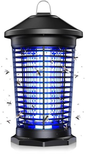 TravelHawk Elektrisk insektsbekämpare – mygglampa för inomhus- och utomhusbruk, insektsfångare, camping, myggdödare, insektsfälla, tyst och kemifri, bärbar lampa med uppsamlingsbehållare