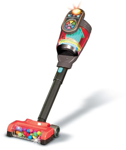 VTech Lumi Aspirateur Interactif, Aspirateur Balai sans Fil Enfant 3 en 1