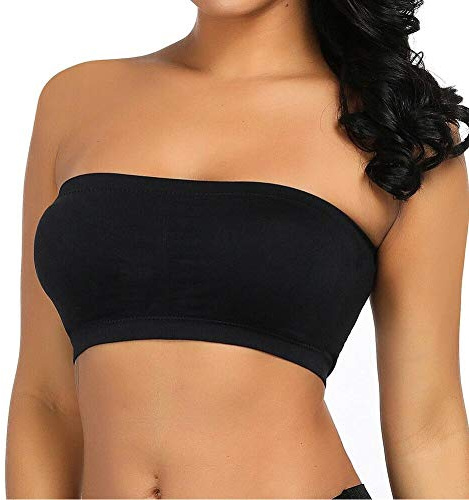 Boolavard Fashion Sexy Womens Strapless Boob Tube Top Bandeau
