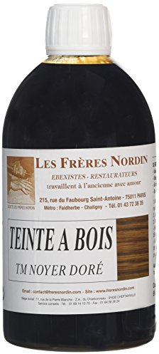 Les Frères Nordin 410507 - Tinte de madera (nuez, dorado)