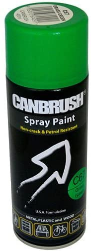 Canbrush Spray Paint for Metal Plastic and Wood (C67 Grass Green)