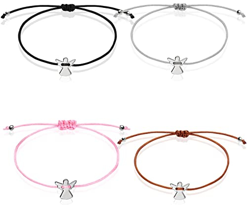 Sunshine smile 4 Stück Freundschaftsarmband Handmade