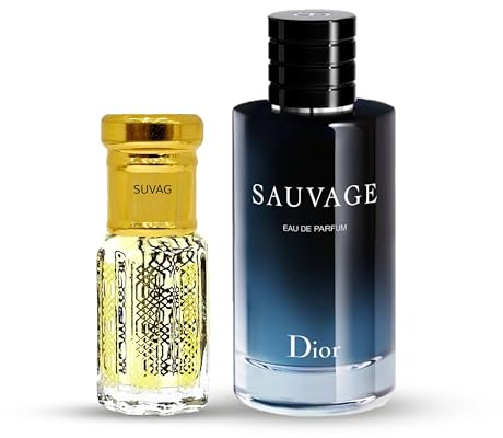 Roll On Perfume Oil 6ml Suvag – Sweet Fruity Aromatic Body Oil Alcohol-Free Travel Size, Long Lasting Inspired Fragrance for Men & Women