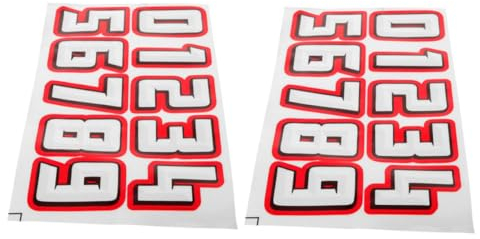 GOOHOCHY 2 Sets Helmaufkleber für Football- und Baseballhelme Abziehbilder zur Dekoration ideal zum Anpassen von Football- und Hockeyhelmen