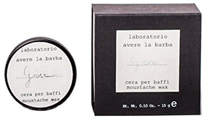 Cera per baffi e barba GIOIA a base di radicchio rosso di Treviso. L'unica senza profumazione. Tenuta media. Prodotta e venduta da noi di laboratorio avere la barba.