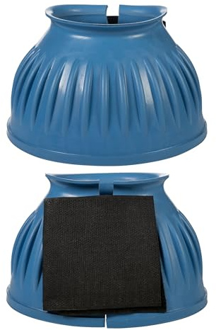 HKM 8605 Hoppklockor Atlanta, gummiklockor gummi hovklockor, rökblå, S
