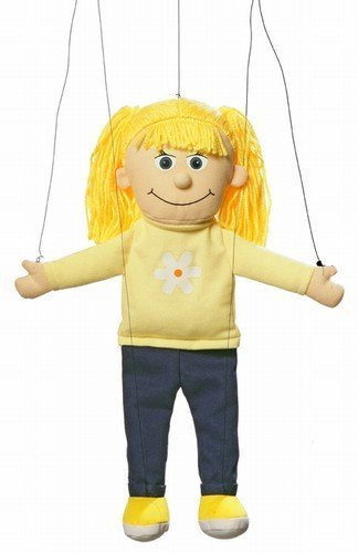 Silly Puppets Katie Peach Girl Marionette String Puppet