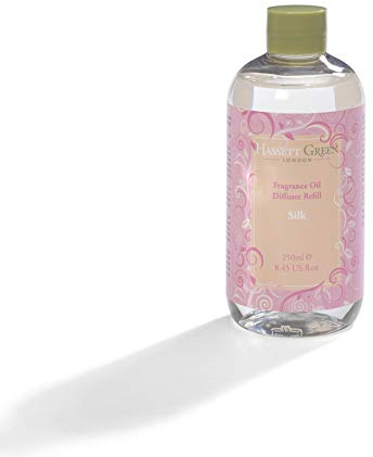 Hassett Green London - Silk - Fragrance Oil Reed Diffuser Refill - Larger Size 250ml Bottle