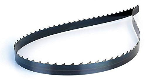 LAMA PER SEGA A NASTRO IN ACCIAIO AL CARBONIO CON DENTE TEMPERATO E DORSO FLESSIBILE DA 1400 mm X 10 mm X 0,36mm DENTI PER POLLICE 6