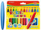 KEYROAD Wachsmalkreiden Wachsmalstifte/Twin Tips/Dreieckig - 12 Stück/Mischfarben/Komfortabel Handflächengriff Zeichenstift für Kleinkinder und Kinder Sicher und Nicht Toxisch/Kindersicher, KR971802