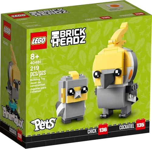 LEGO BrickHeadz Cockatiel Bird Set 40481
