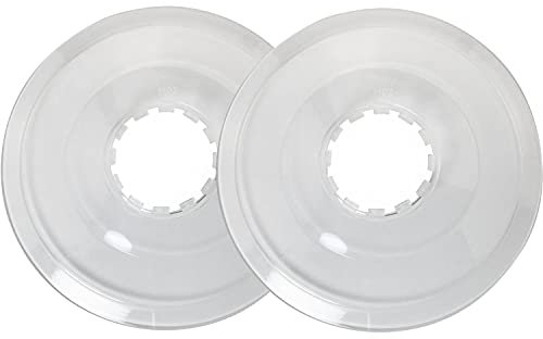 LUORNG 2PCS Freewheel Spoke Protector, Diameter 138mm Bicycle Flywheel Guard Bike Wheel Spoke Protector Cover Part for Mountain Bike, Road Bike